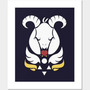 Asriel Dreemurr Posters and Art